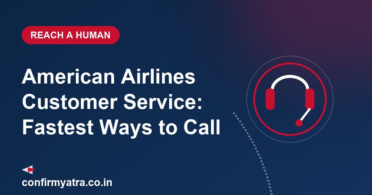 American Airlines customer service contact guide 2026 — headset icon showing the fastest phone numbers and ways to reach a live human