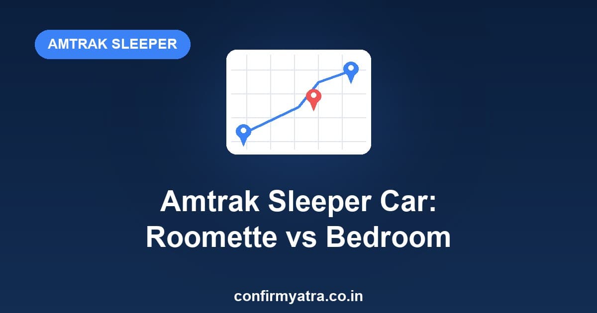 Amtrak sleeper car explained — Roomette vs Bedroom accommodations