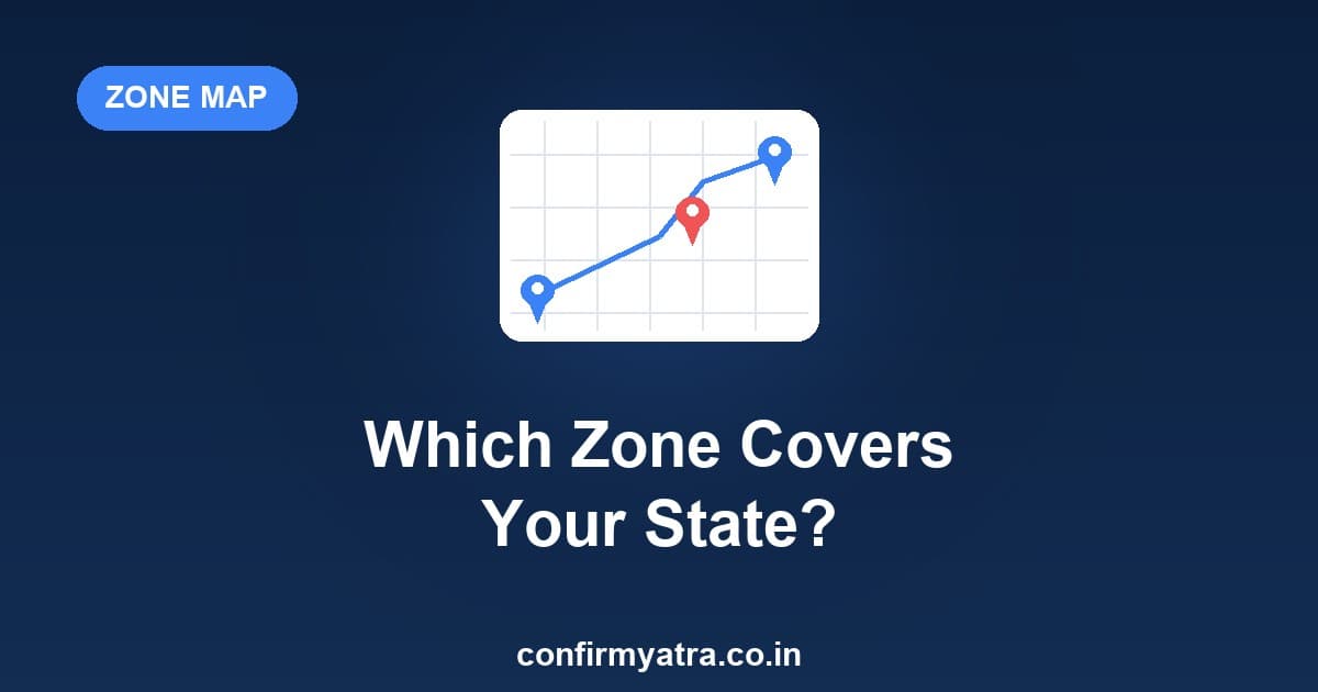 Indian railway zones map — which railway zone covers your state or region
