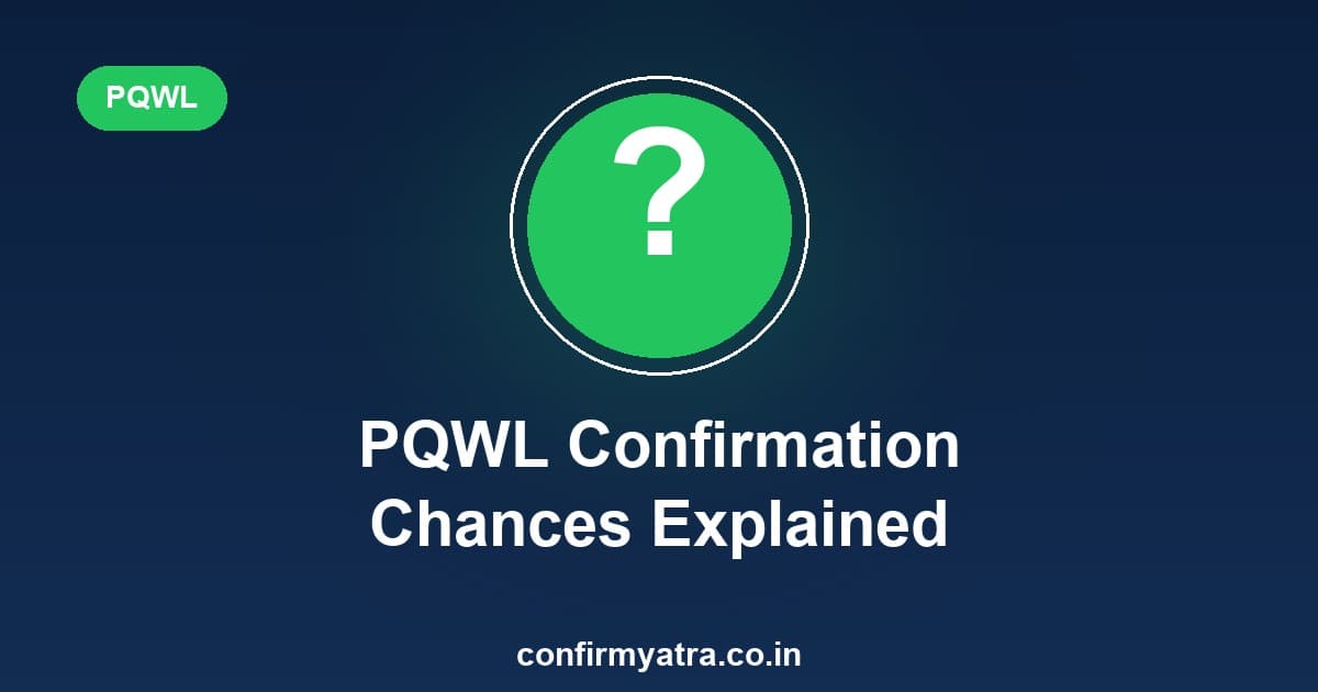 PQWL confirmation chances — does pooled quota waitlist confirm