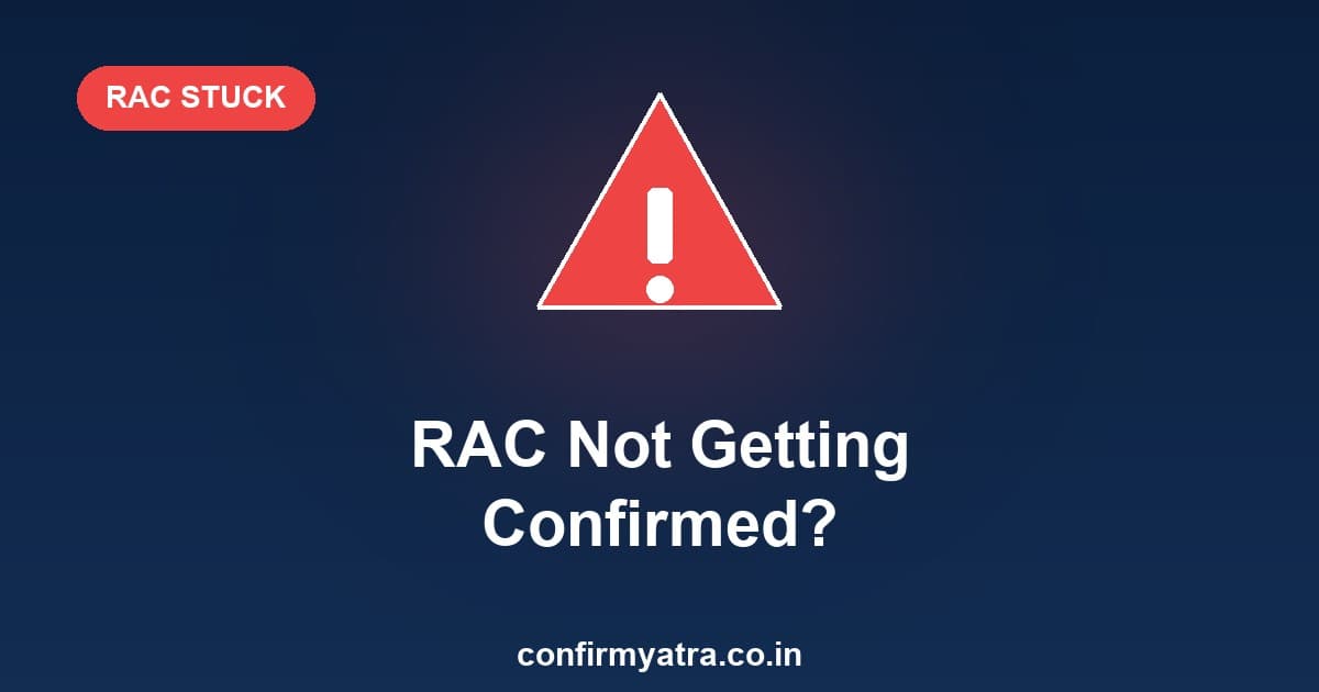 RAC not getting confirmed — what to do before you travel