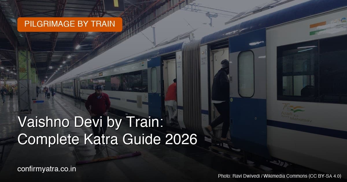 Vande Bharat Express train that pilgrims take for Vaishno Devi by train to Katra