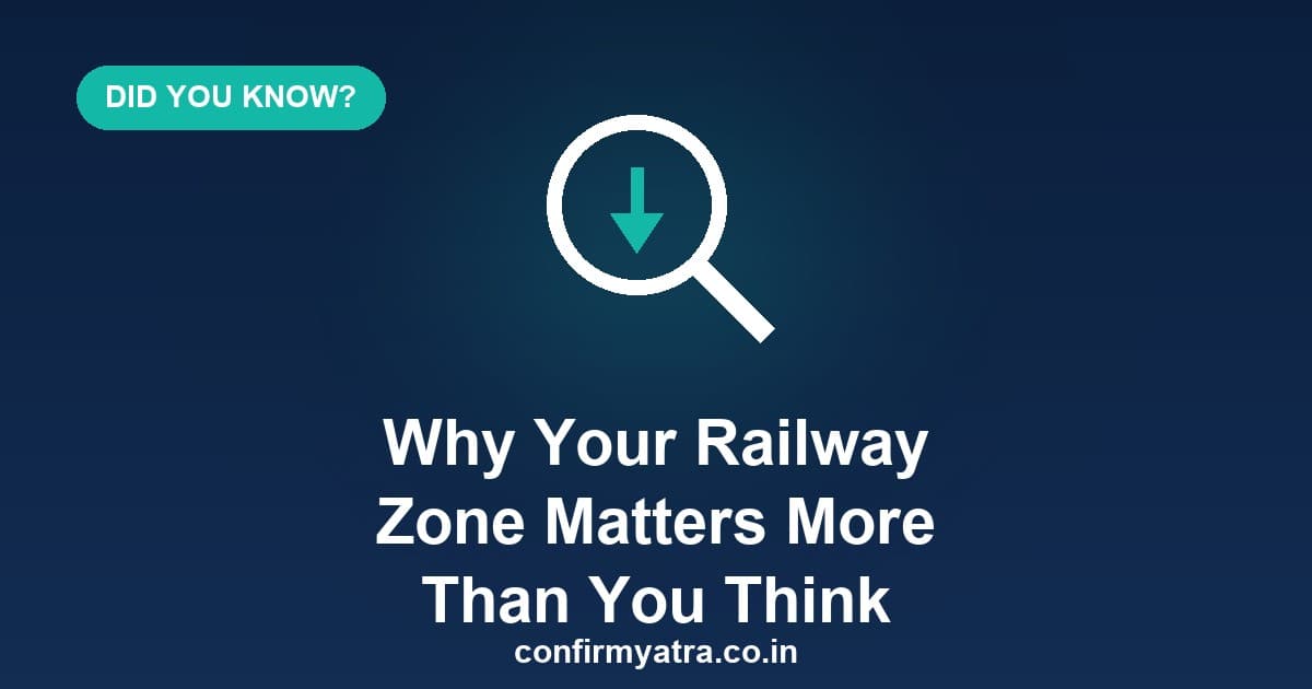 Why railway zones matter for train travel — decoding how your train's zone affects your journey
