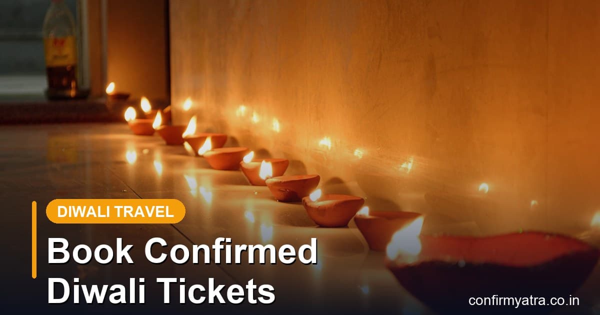 Diwali diyas lit in a row — how to book confirmed Diwali train tickets on IRCTC