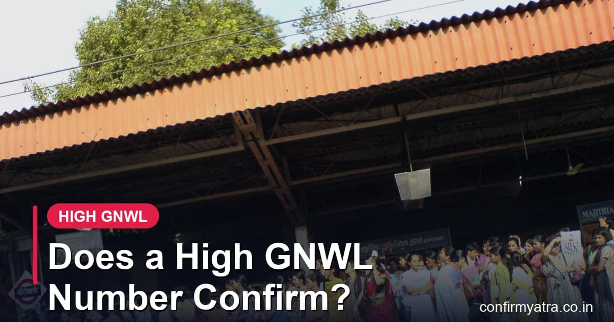 Do high GNWL numbers like GNWL 50, 100, 150 get confirmed — crowded railway platform