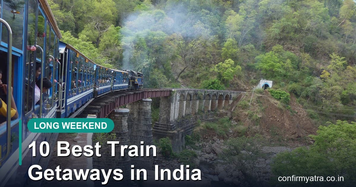 Long weekend in India — best train getaways, Nilgiri mountain railway crossing a viaduct
